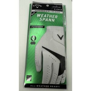 Callaway Weather Spann Golf 2 Left Gloves Women's Large Fusetech LLH 2023